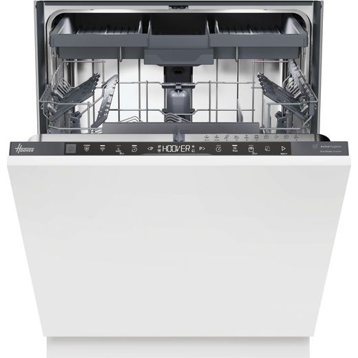 Hoover H-DISH 700 Fully Integrated Standard Dishwasher - Black with Fixed Door Hinge Kit - Fornt shot
